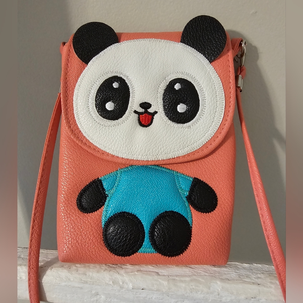 Chinese Handmade Panda Crossbody Purse